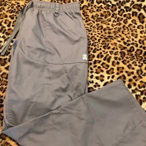 WOMENS size large petite scrub pants